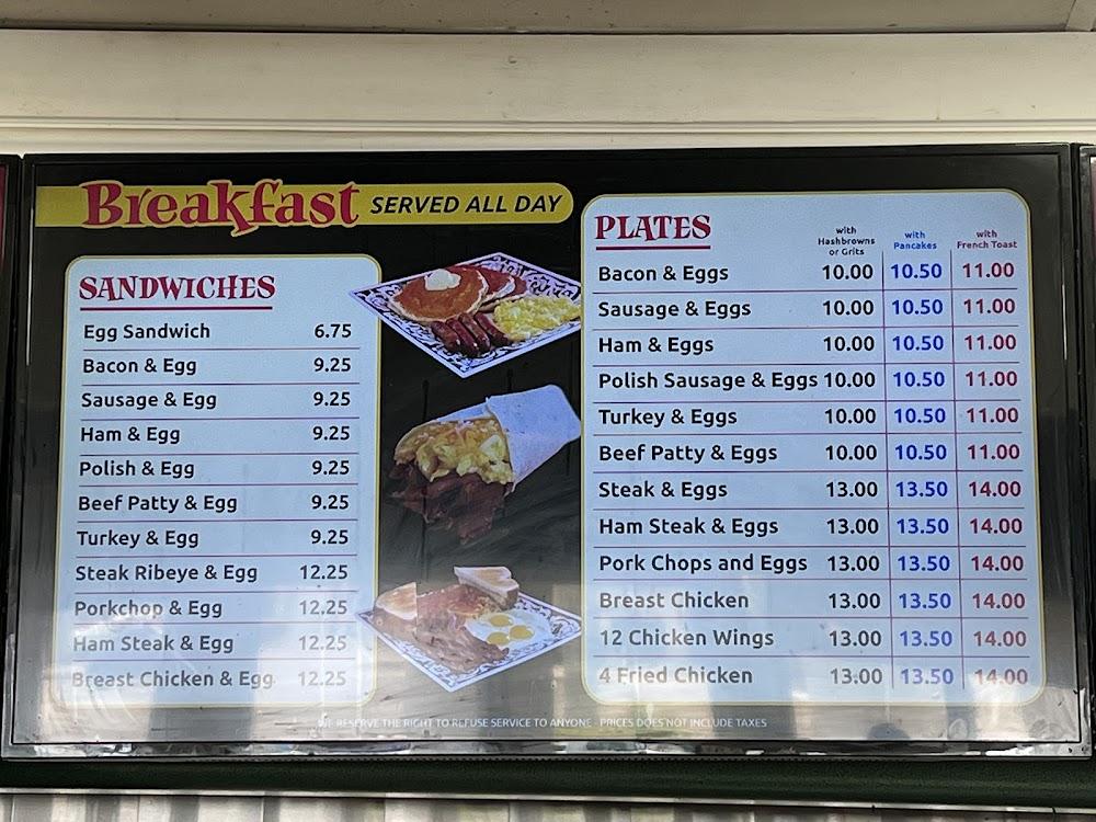 Tom's Junior Burger Menu image 1